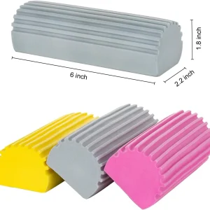 BROSUPER Paquete de 6 plumeros húmedos limpios