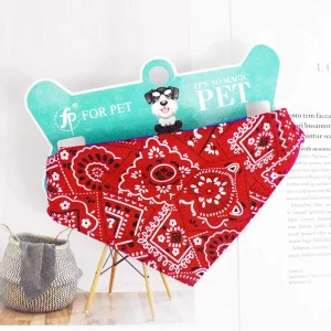 Bufanda triangular para perro