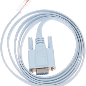Cable de consola RJ45 Cat5 Ethernet a Rs232 DB9 puerto COM Serial Hembra