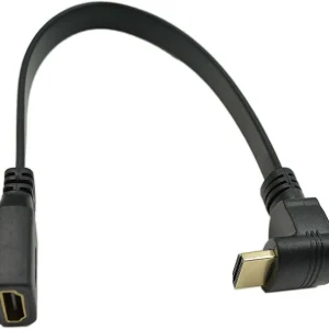 Cable de extensión HDMI plano y delgado de alta velocidad CERRXIAN de 1 pie