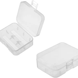 Cajas de almacenamiento de batería 18500 transparentes