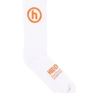 HIDDEN CALCETINES BLANCO / NARANJA