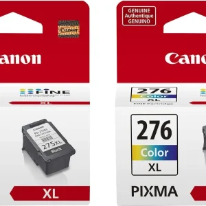 Canon Cartucho de tinta PG-275 XL BlackHigh Capacity (4981C001) y CL-276 XL Color