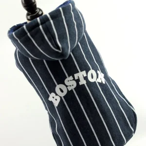 Capa para mascotas con estampado de rayas