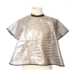 Capa para teñir el cabello, capa impermeable para peluquero profesional