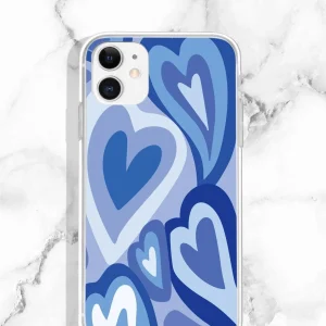 Carcasa Para Teléfono Con Diseño De Corazones