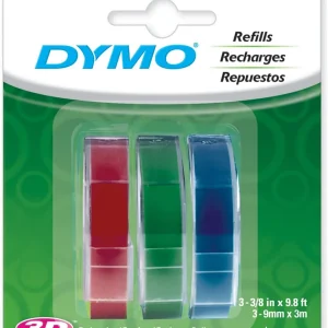 Cinta de recambio Dymo Labelmaker 3/8 pulg. X 9,8 pies