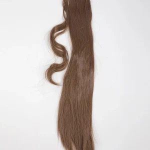 Coleta natural larga sintética con Hook-and-loop Fastener