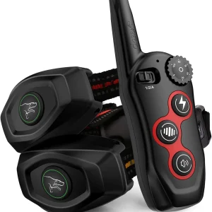 Collar de entrenamiento para perros, collar antiladridos recargable 2 en 1 con control remoto