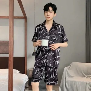 Conjunto de pijama de seda