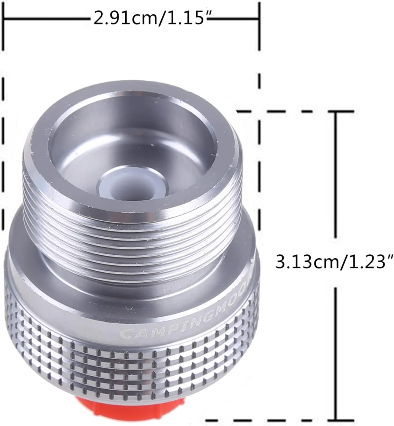 Convertidor de adaptador de estufa de camping para exteriores Lindl para quemador de válvula a propano - Imagen 2