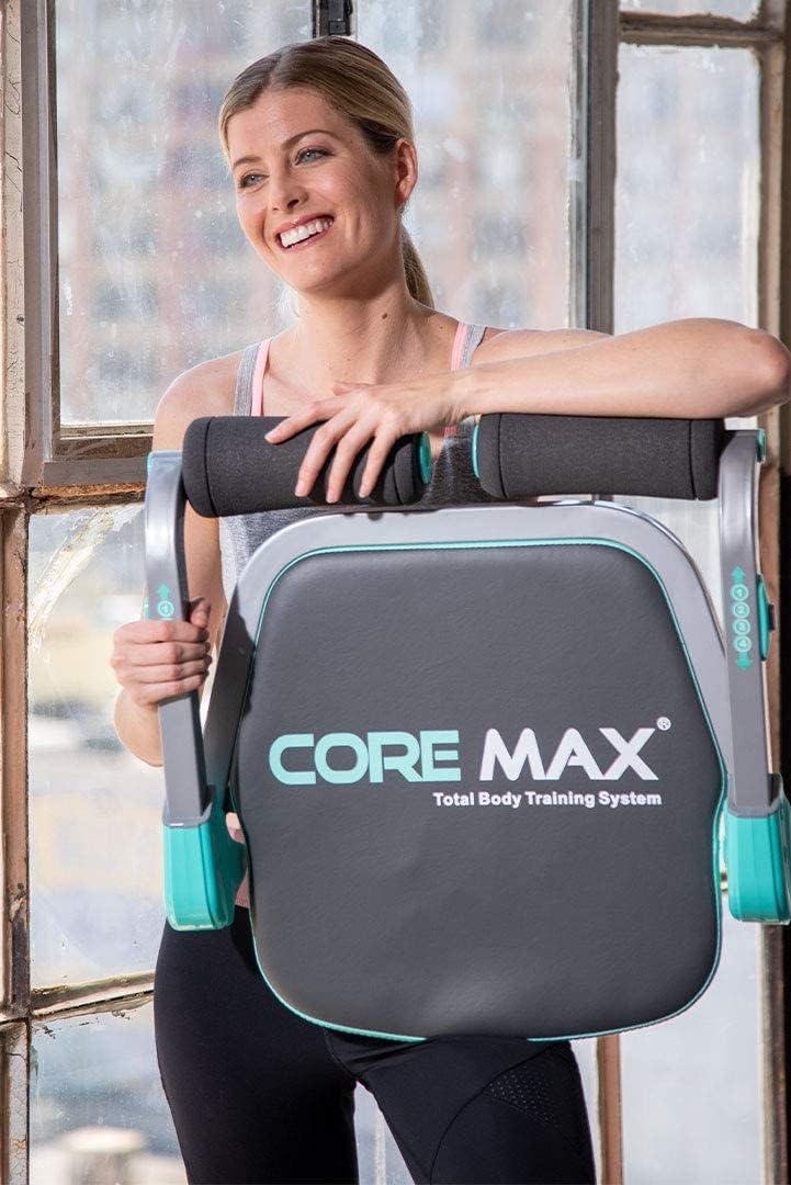 Core MAX Máquina para ejercitar los Abdominales, 53 x 46 x 35,5 cm, Color Verde - Imagen 8