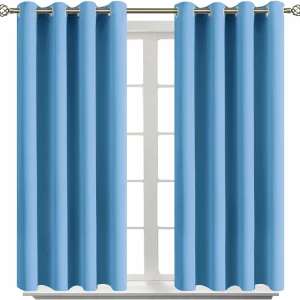 Cortinas BGment opacas, con ojales, 2 paneles