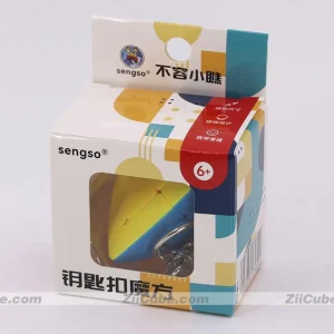 Cubo de torre mágica con minitetraedro Sengso, Llavero