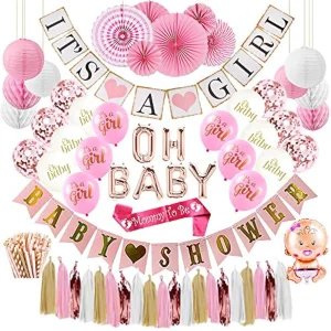 Decoraciones para baby shower para niñas