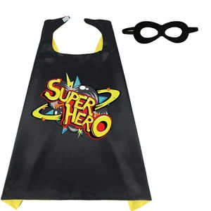 D.Q.Z Capa y máscara de superhéroe para niños