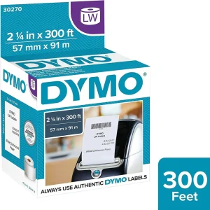 Dymo 30270 Rollo de papel continuo 57 mm x 91 m