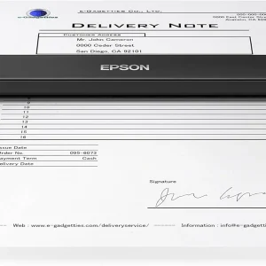Epson Escáner portátil de documentos WorkForce ES-50 A4, negro
