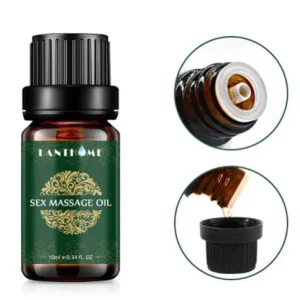 Feromonas afrodisíacas para hombre y mujer, aceite de masaje