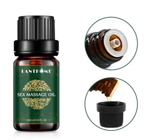 Feromonas afrodisíacas para hombre y mujer, aceite de masaje