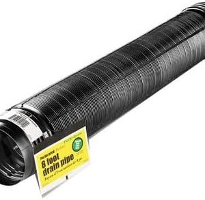 Flex Drain 54022 - Tubo de drenaje para paisajes perforado, flexible y expandible, 7.9 ft