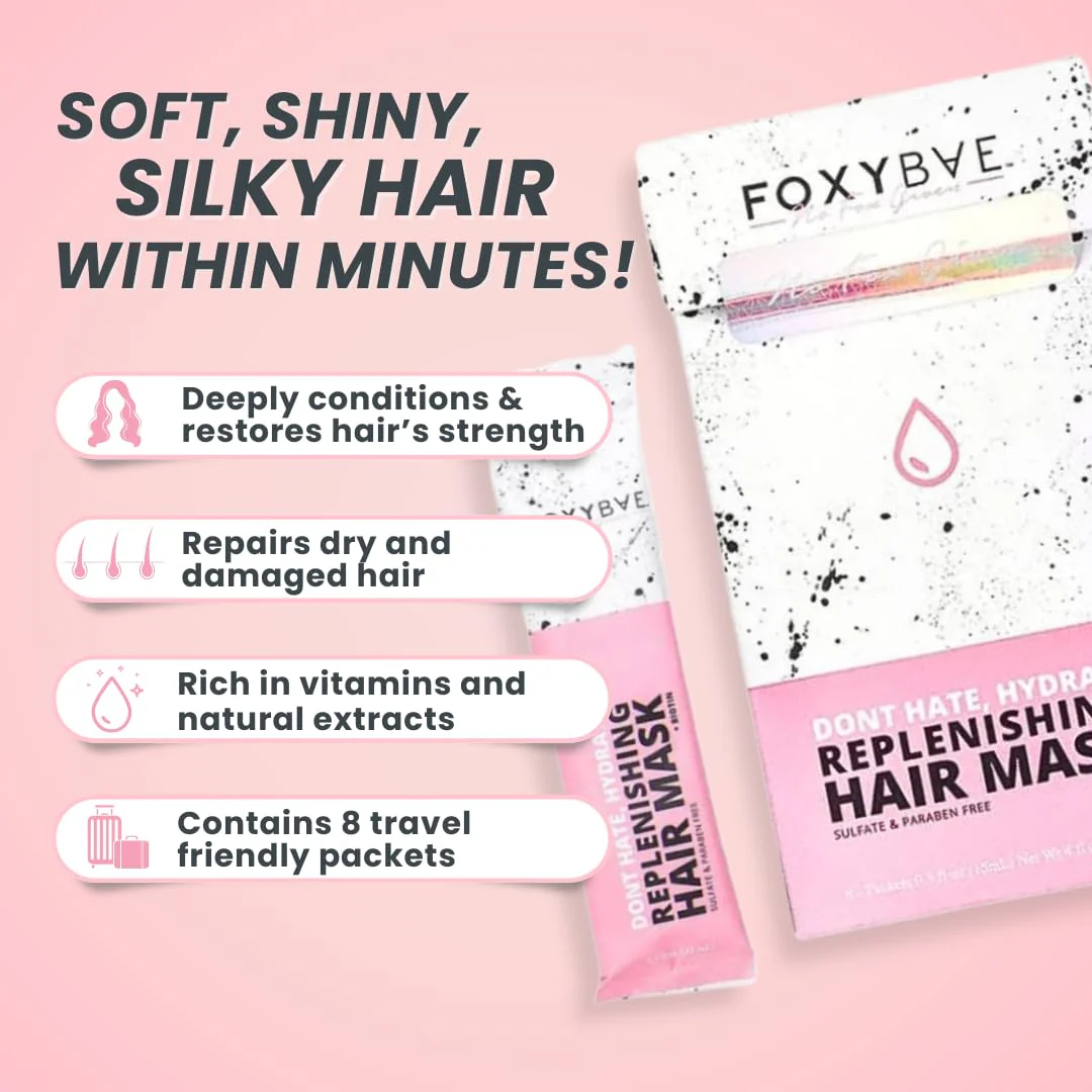 Foxy Bae Mascarilla reabastecedora para el cabello - Imagen 2