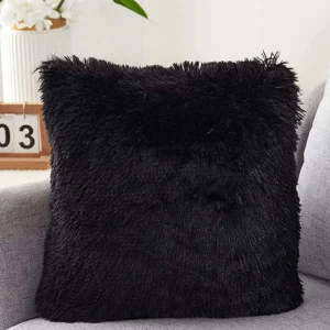 Funda de cojín con felpa sin relleno