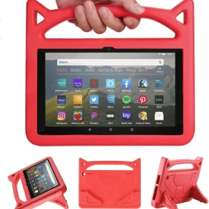 Funda de tablet samsung 10.ª liviana a prueba de golpes con asa y soporte para niños de 8"