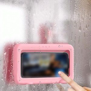 Funda impermeable para teléfono para baño, adecuada para ver videos en el baño