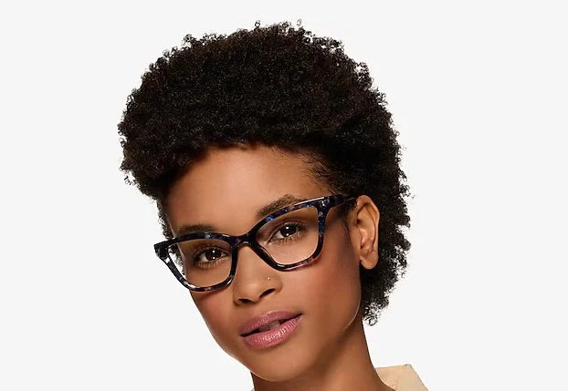 Gafas Danielle Gafas de sol con forma de ojo de gato y carey gris - Imagen 2
