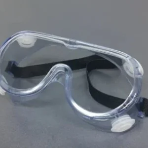 Gafas de seguridad de protección ocular de PVC utilizadas para seguridad médica