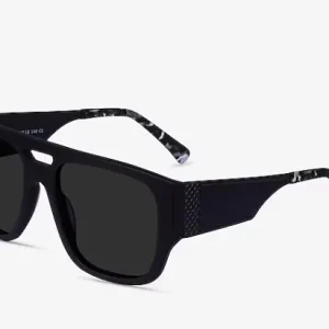 Gafas De Sol Estilo Aviador En Negro Mate