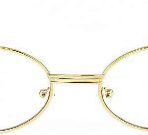 Gafas de sol ovaladas con marco de metal estilo retro de los años 90