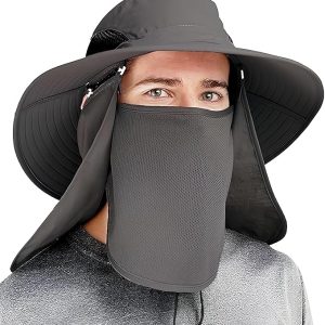 GearTOP Sombrero de pesca Sombreros de protección solar al aire libre para hombres