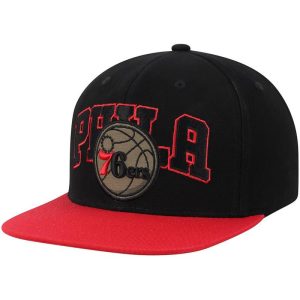 Gorra snapback ajustable Woodland Covert II de los Philadelphia 76ers negra.