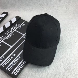 Gorra Zara para niños de color liso, estilo hip hop negra