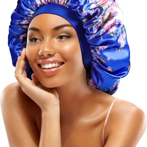 Gorro de seda para cubrir el cabello largo de las mujeres XL