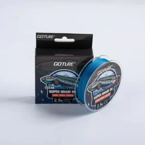 GOTURE SUPER BRAID 100m / 4 soportes hilo de pescar de PE trenzado para agua dulce y salada