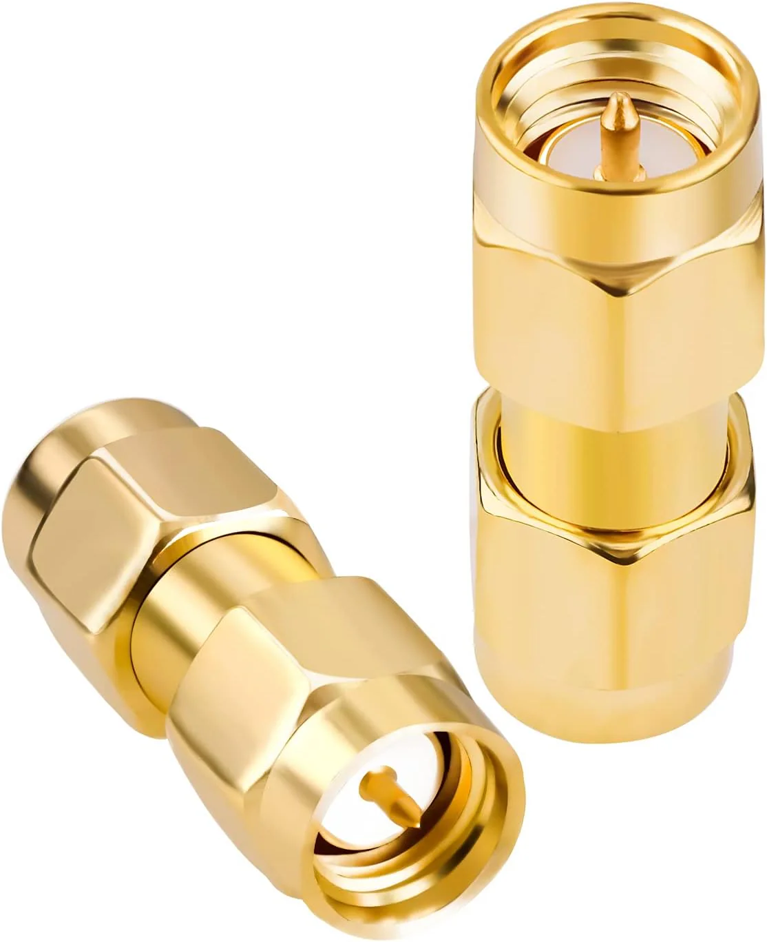 Goupchn Kit de adaptador SMA 6PCS SMA macho hembra extensión coaxial conector coaxial acoplador - Imagen 4