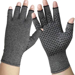 Guantes de compresión de cobre para artritis de algodón