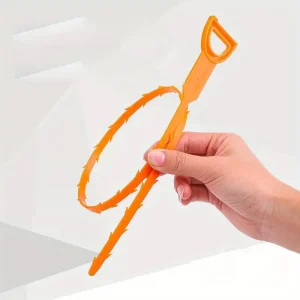 Herramienta para desatascar desagües de plástico, 1pc