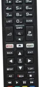 Hotsmtbang Mando a distancia de repuesto para Vidao VS55U22