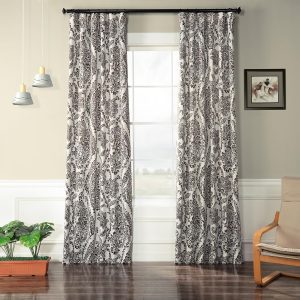 HPD Half Price Drapes Cortinas opacas impresas para dormitorio