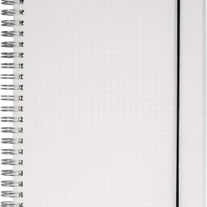 HULYTRAAT Cuaderno de espiral con rayas de tapa dura, "5.8 x 8.3"