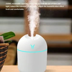 Humidificador de 250 ml, minihumidificadores de aromaterapia, difusores para el hogar