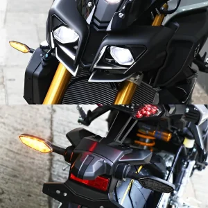 Indicadores LED de luz intermitente delantera y trasera compatibles con Yamaha