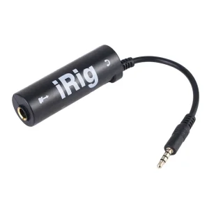 Interfaz de guitarra i-rig, convertidor de repuesto para guitarra para teléfono, interfaz de Audio