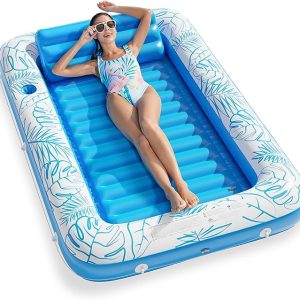Jasonwell - Flotador inflable para tumbona de piscina