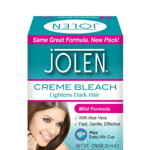 Jolen Crema blanqueadora facial suave de 1.0 fl oz