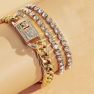 Juego de 3 Tobillera para mujer